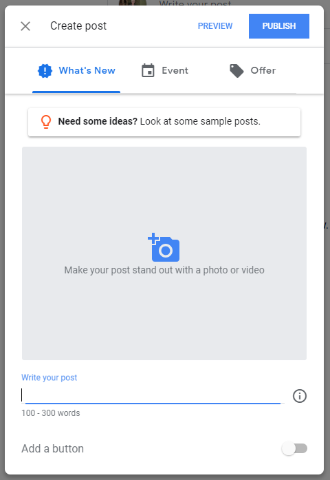 How to Create a Post in Google Posts